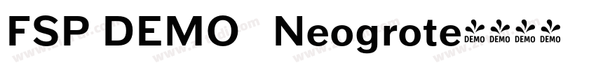FSP DEMO   Neogrote字体转换